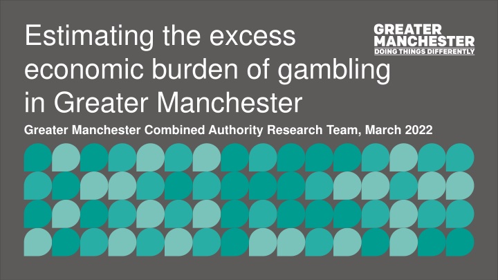 estimating the excess economic burden of gambling