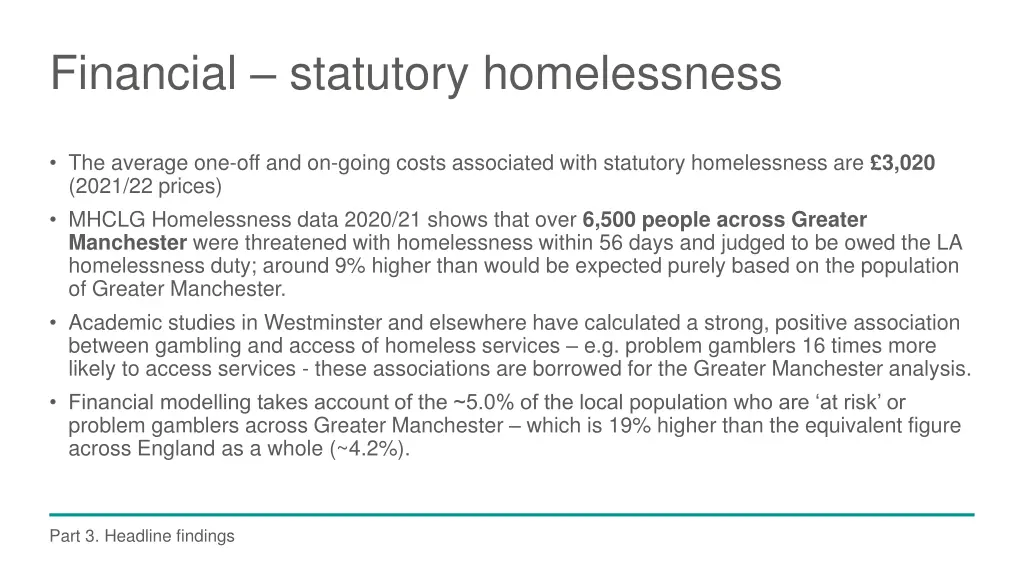 financial statutory homelessness