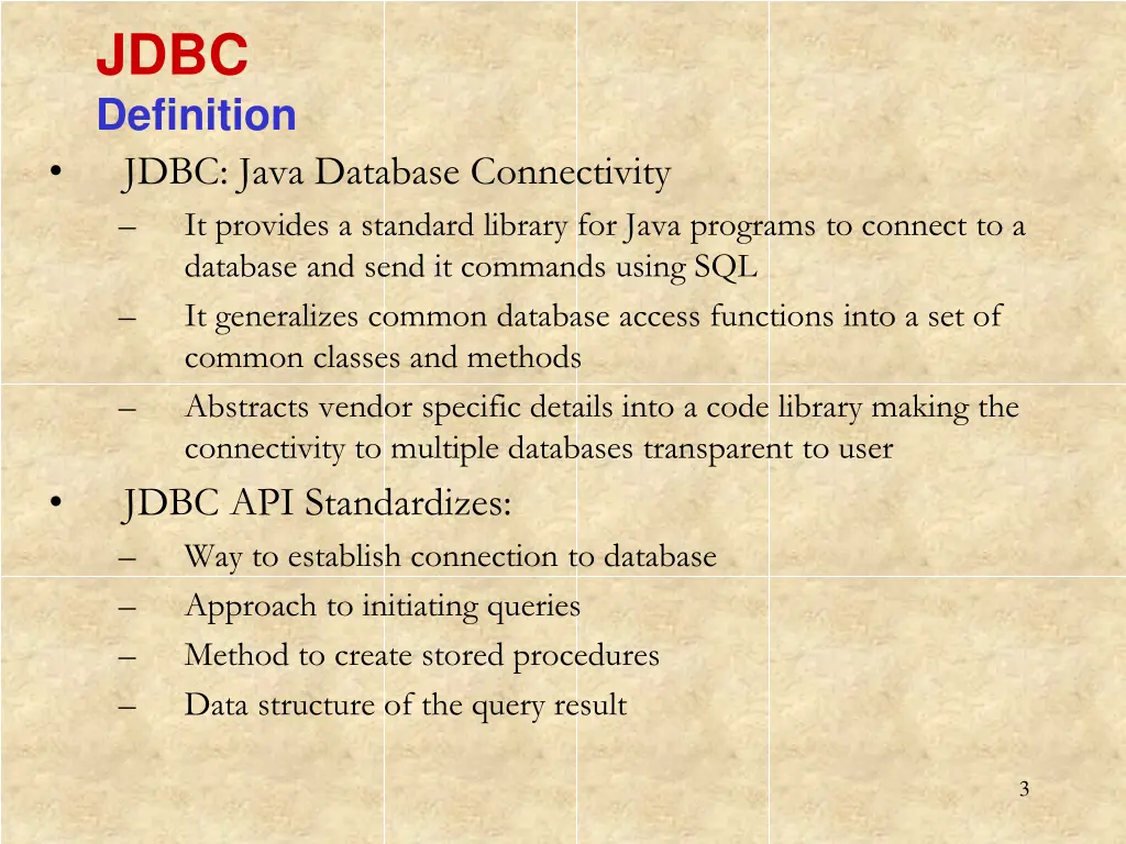 jdbc definition