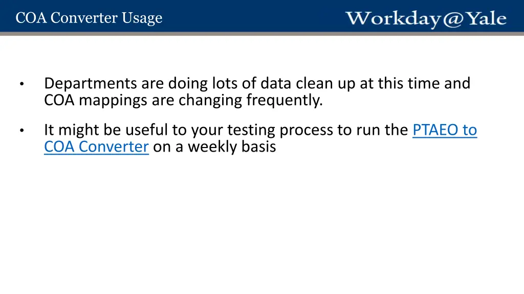 coa converter usage