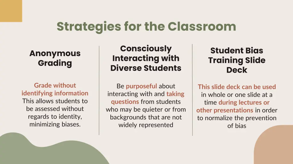 strategies for the classroom