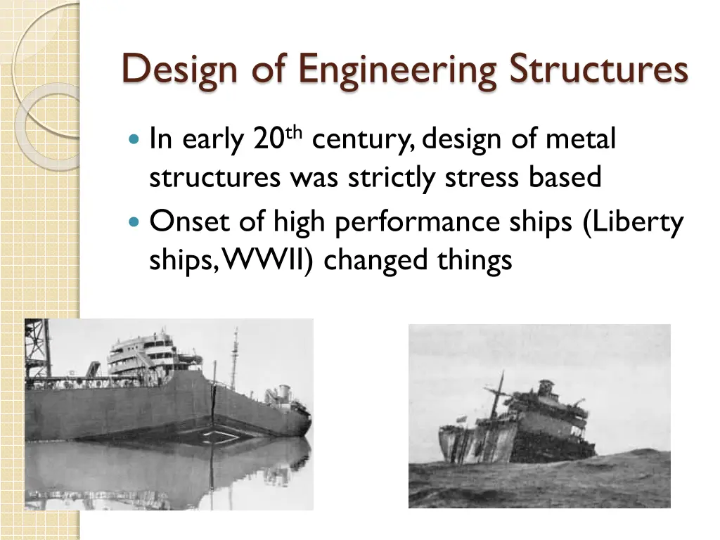 design of engineering structures