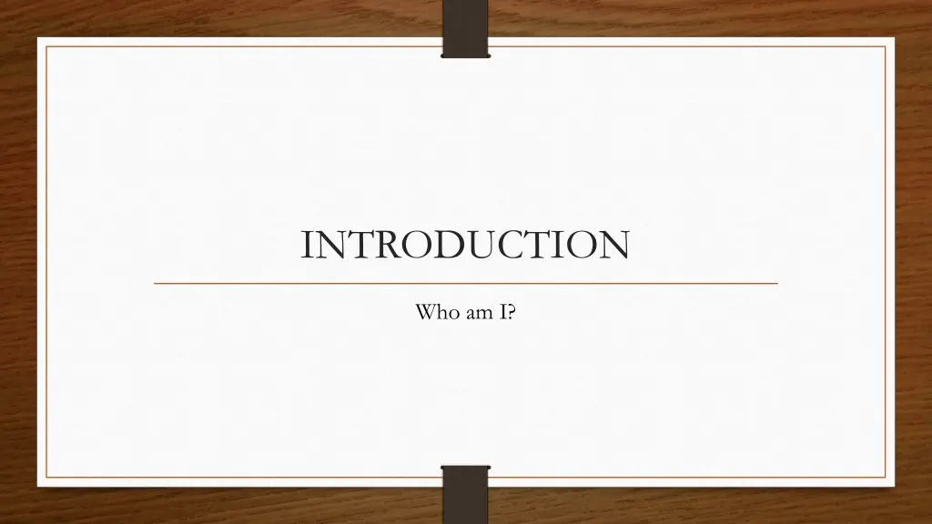 introduction