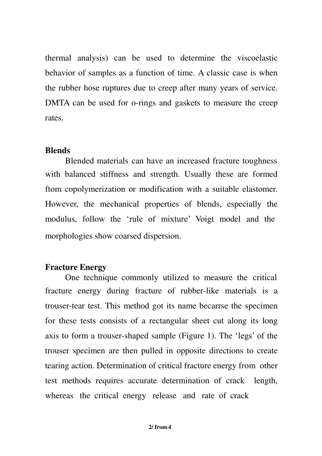 thermal analysis can be used to determine