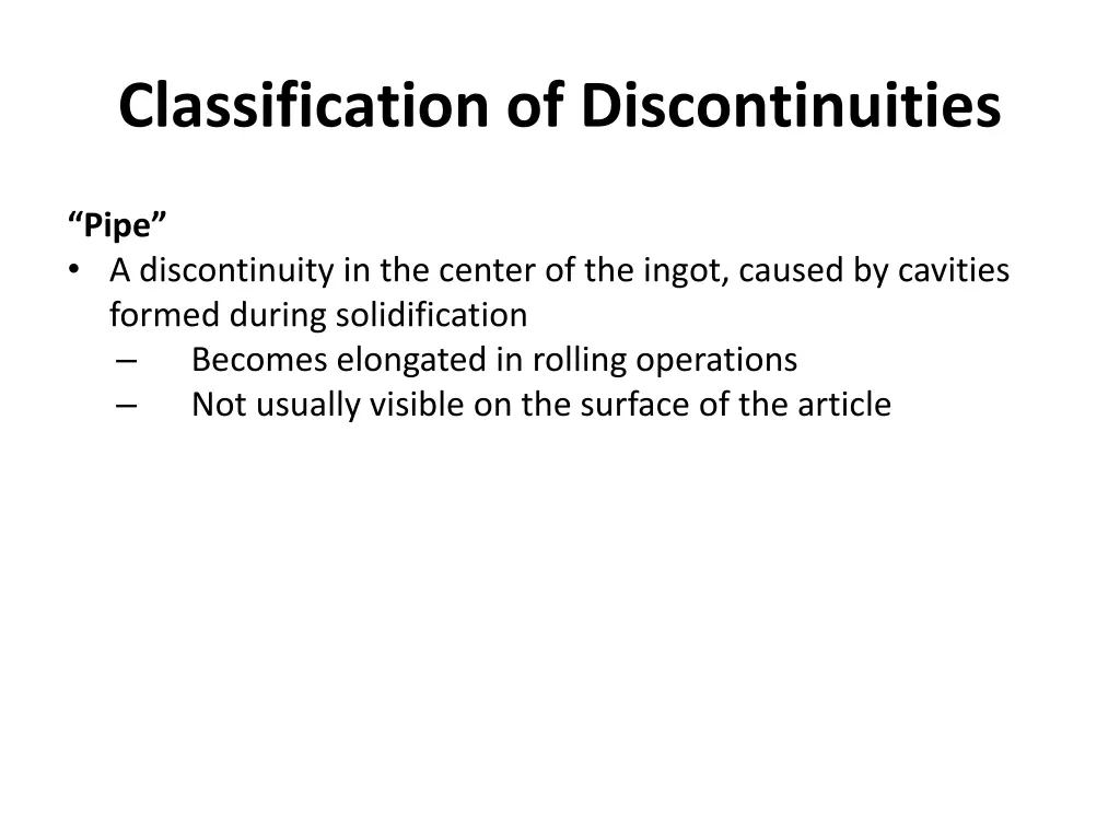 classification of discontinuities 10