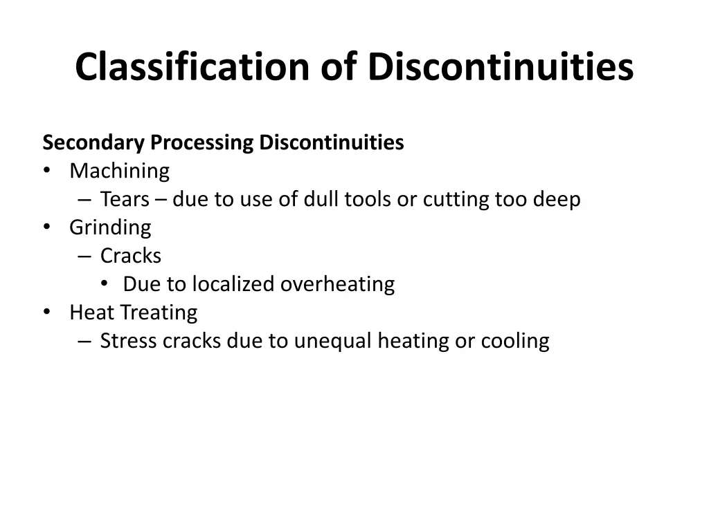 classification of discontinuities 17