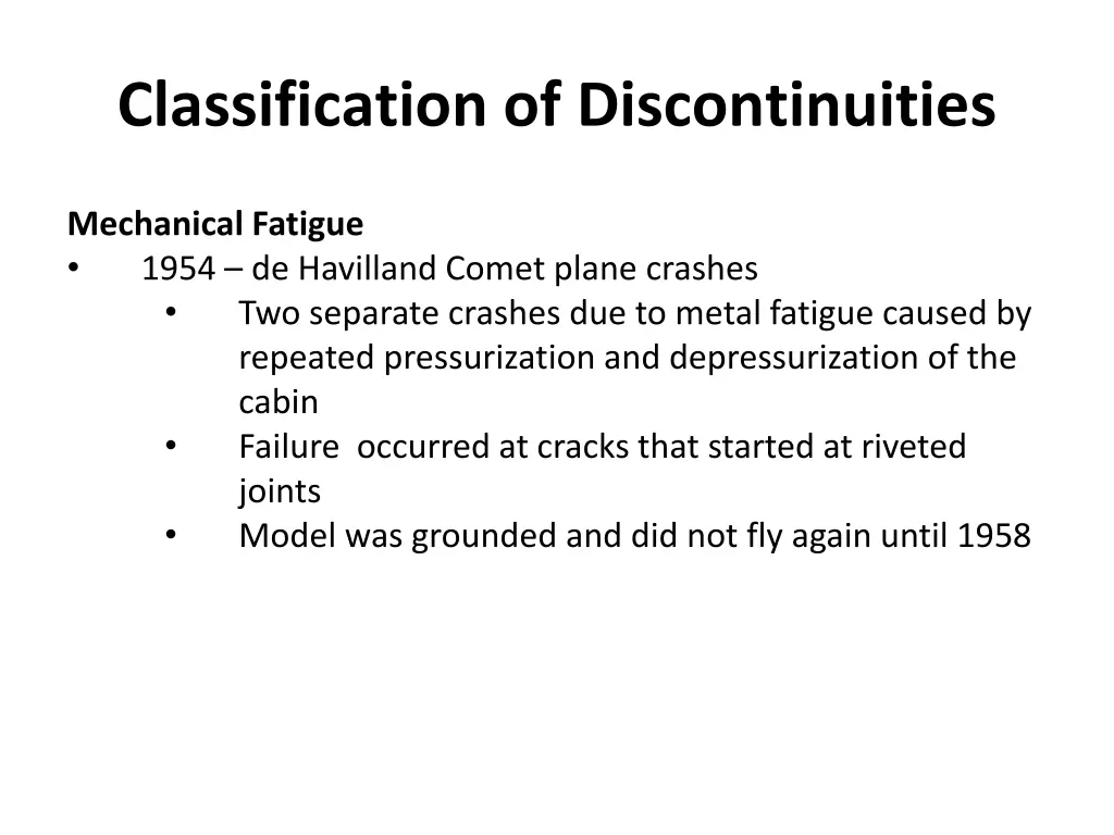 classification of discontinuities 24