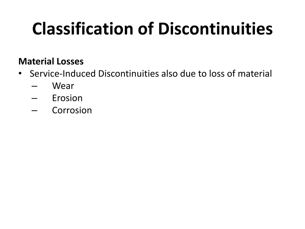 classification of discontinuities 28