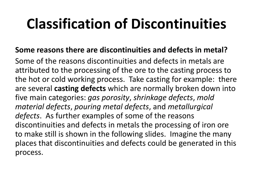 classification of discontinuities 4