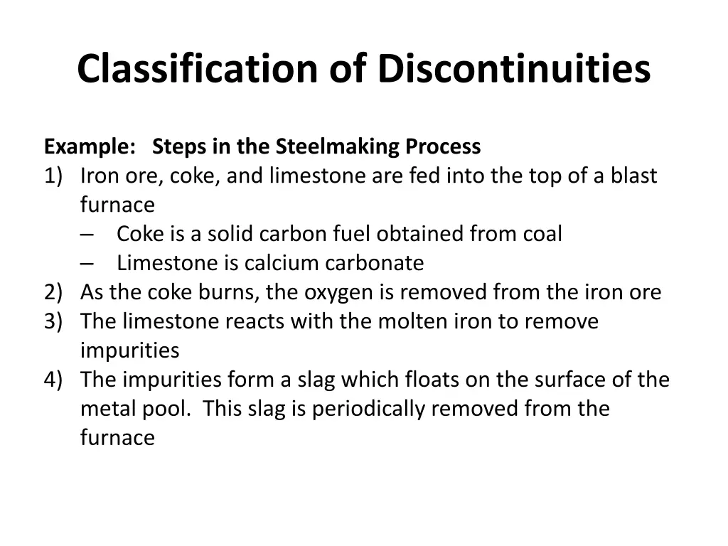 classification of discontinuities 5