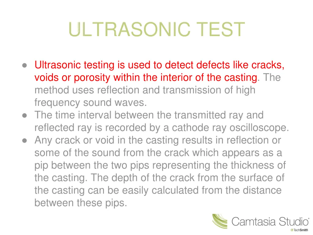 ultrasonic test 1