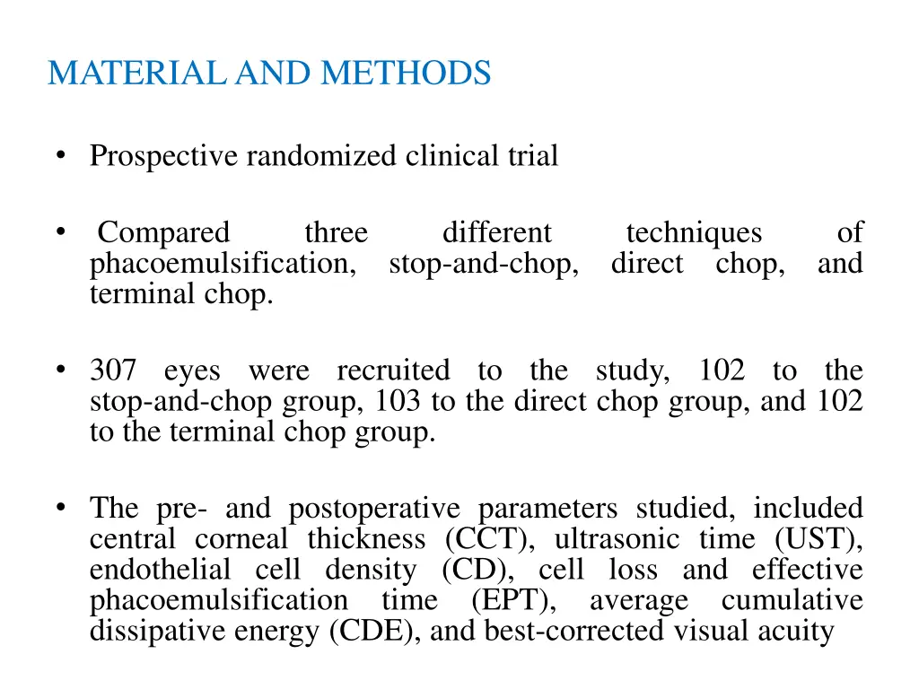 material and methods