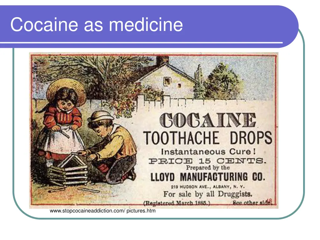 cocaine as medicine