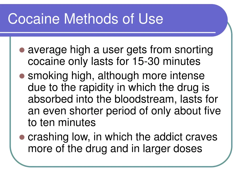 cocaine methods of use 1