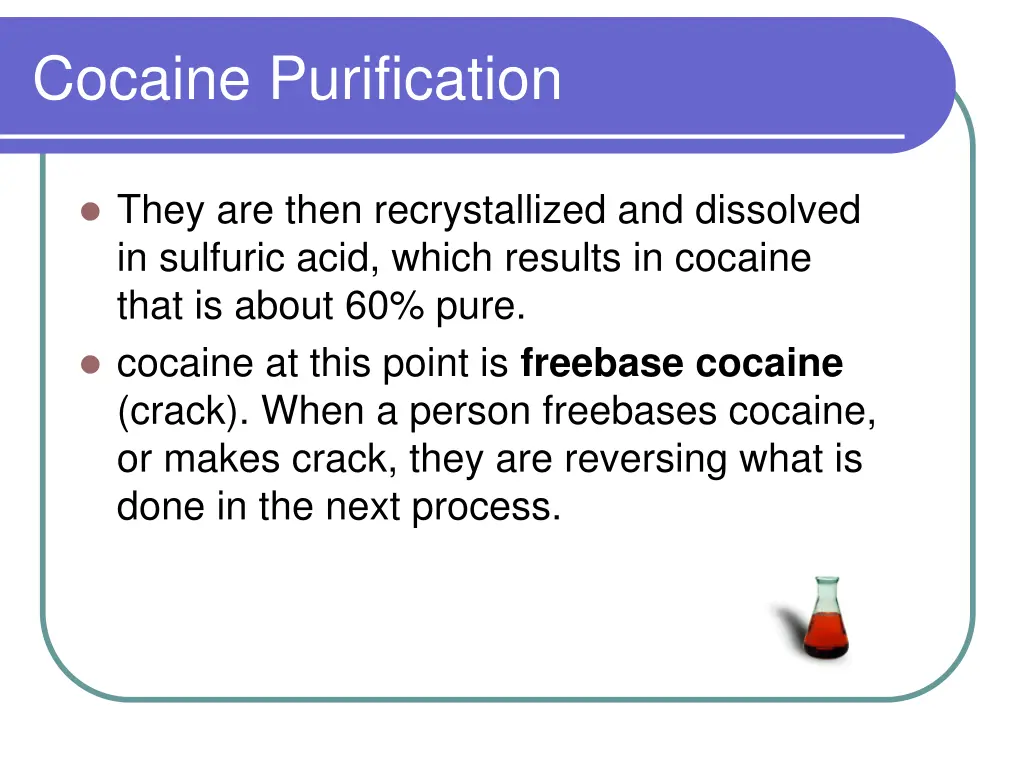 cocaine purification 1