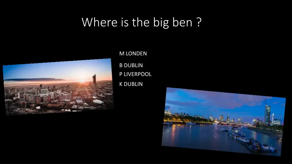 where is the big ben