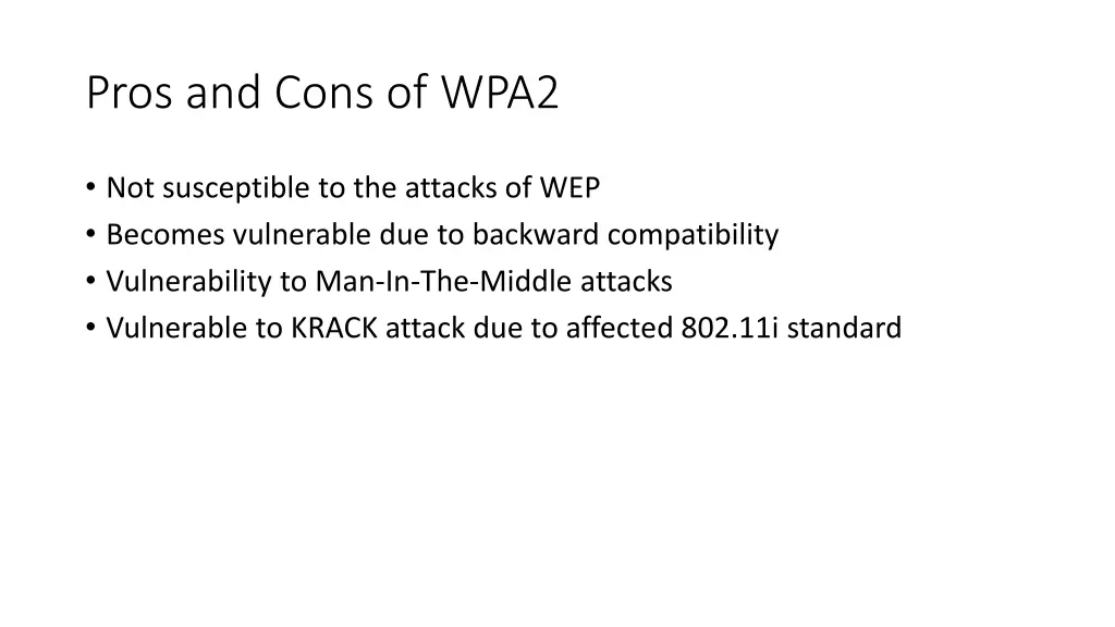 pros and cons of wpa2