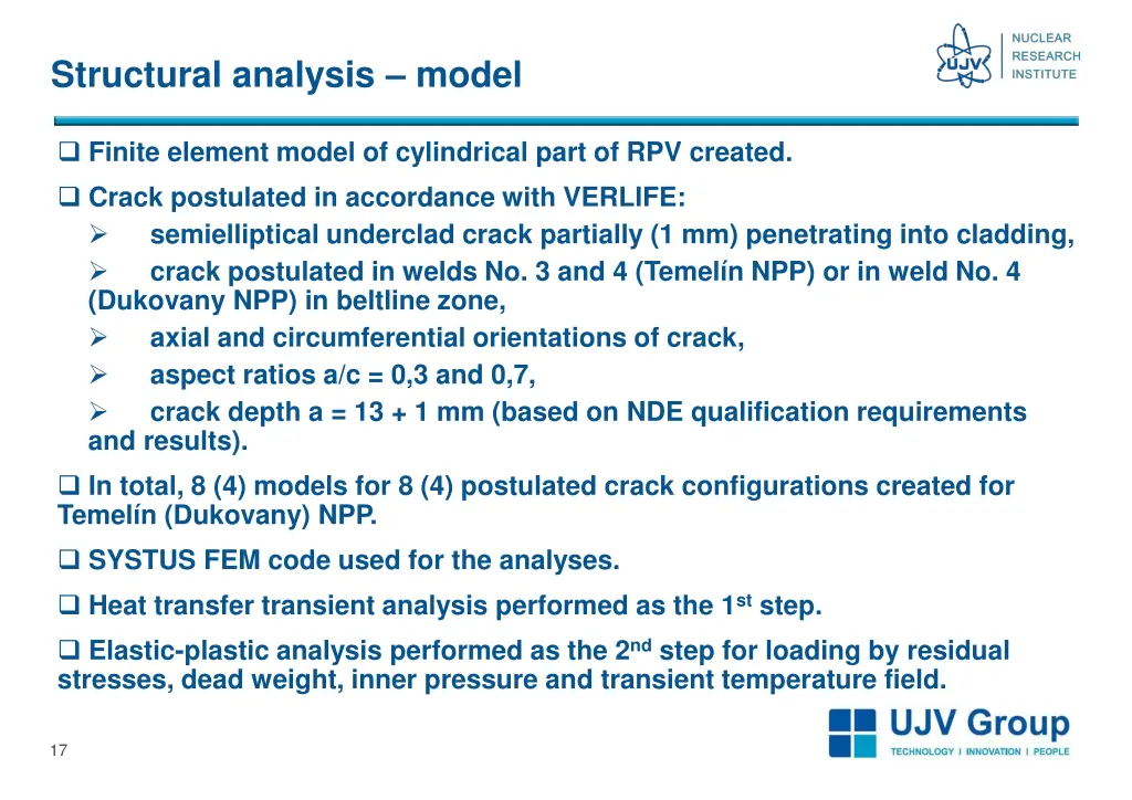 structural analysis model