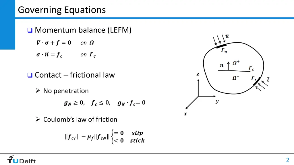 governing equations