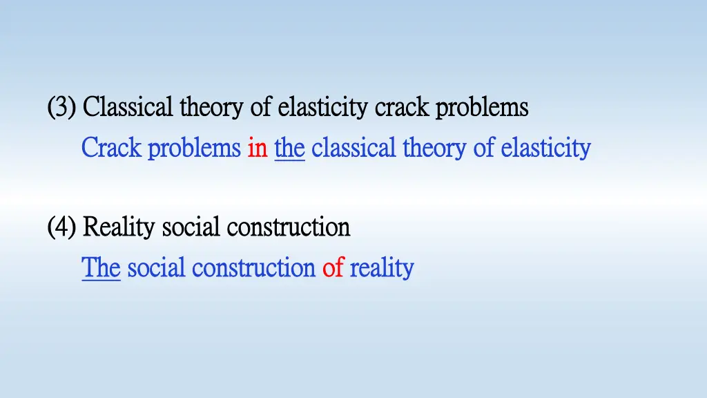 3 classical theory of elasticity crack problems