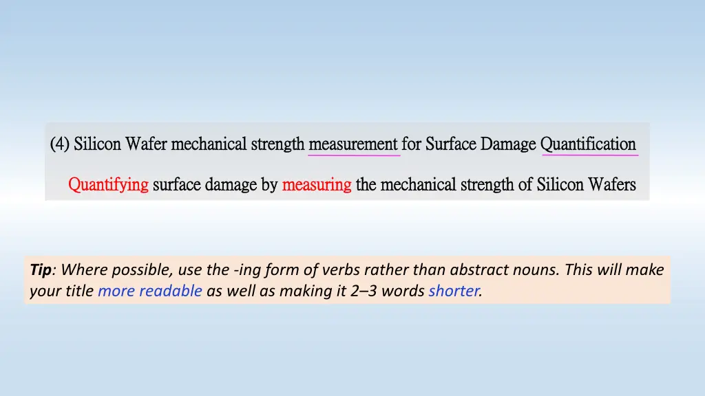 4 silicon wafer mechanical strength measurement