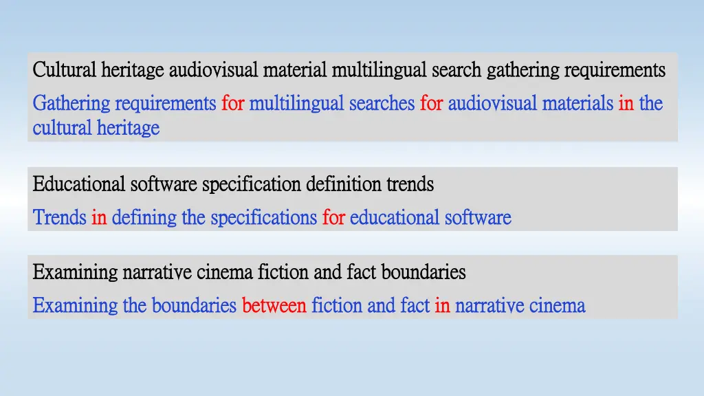 cultural heritage audiovisual material