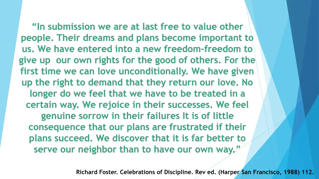 richard foster celebrations of discipline 2