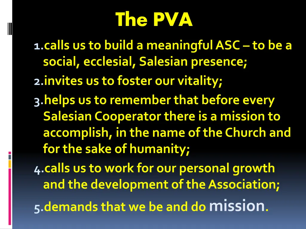 the pva