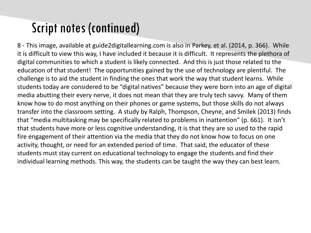 script notes continued 2