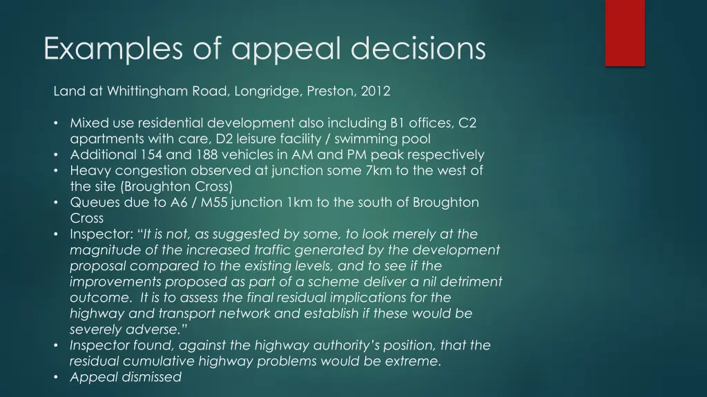 examples of appeal decisions 1