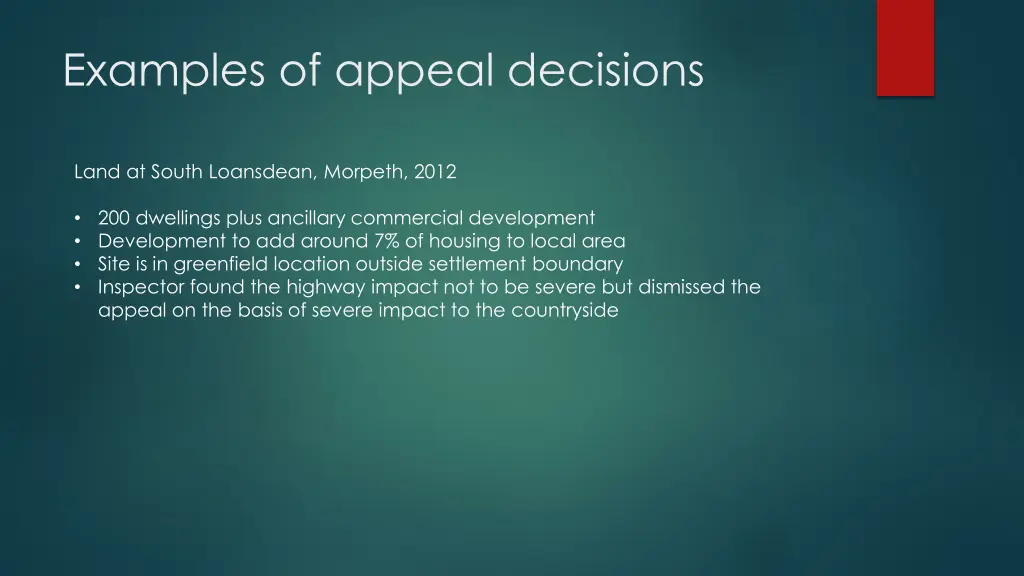 examples of appeal decisions 2