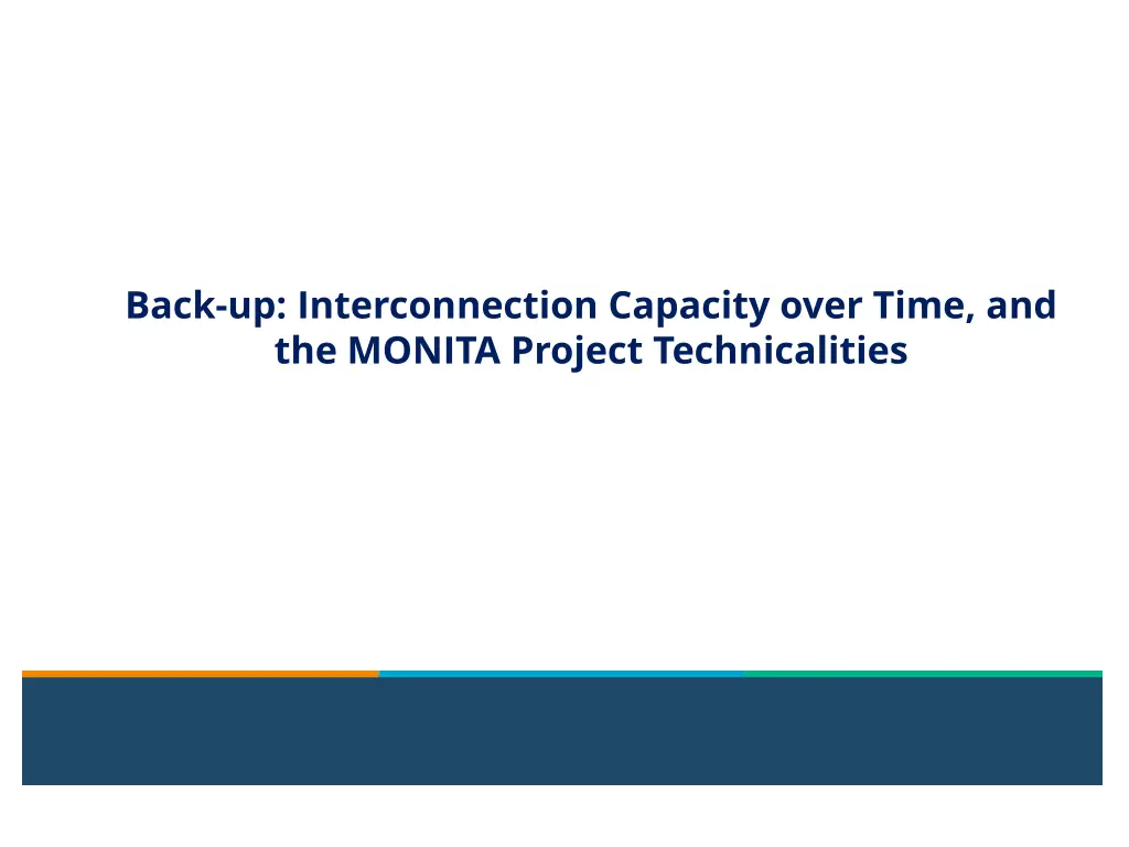 back up interconnection capacity over time