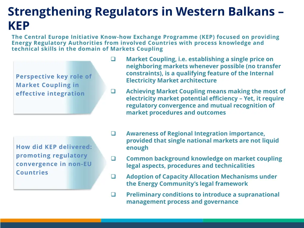 strengthening regulators in western balkans