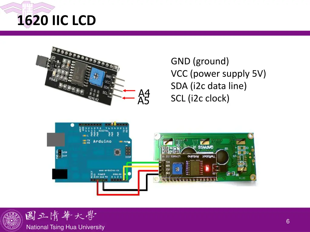 1620 iic lcd