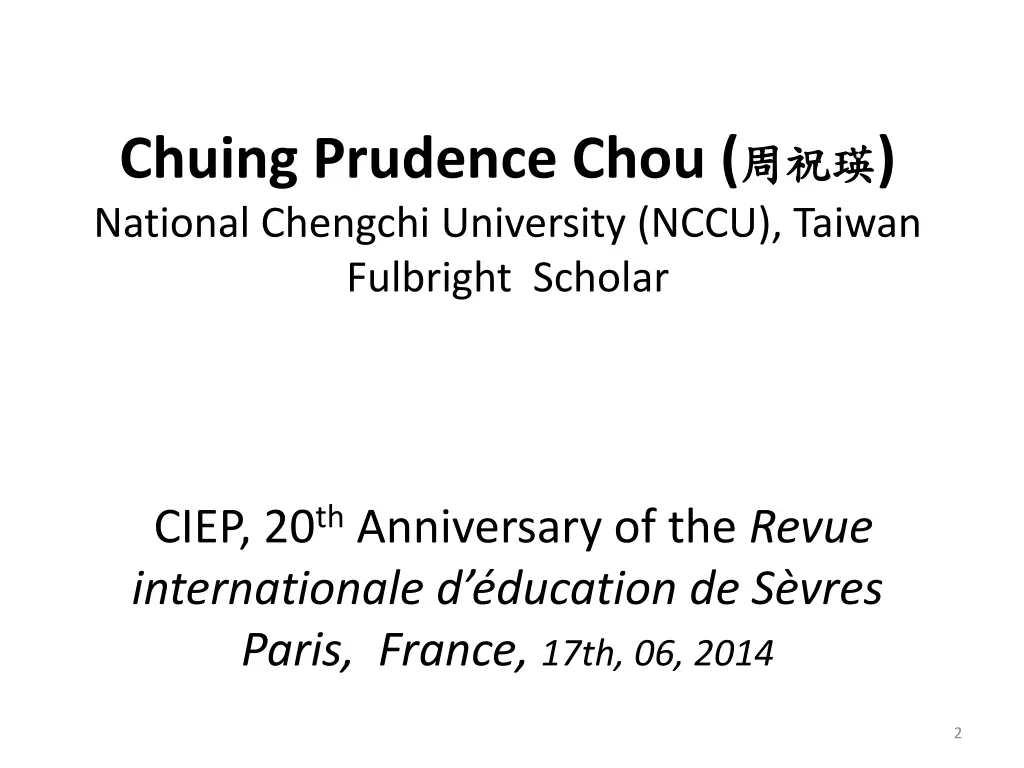 chuing prudence chou national chengchi university