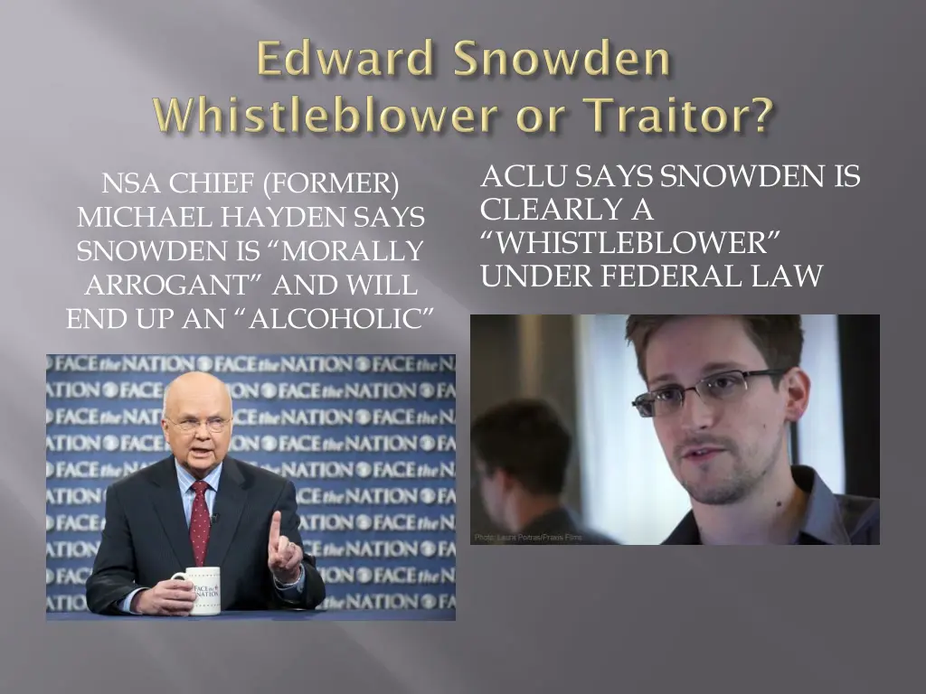 aclu says snowden is clearly a whistleblower