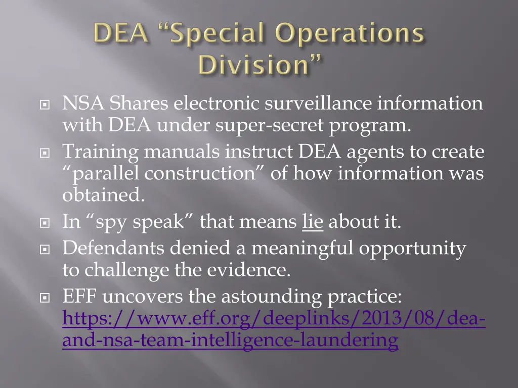 nsa shares electronic surveillance information