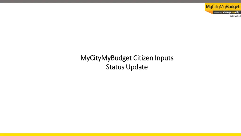 mycitymybudget citizen inputs mycitymybudget