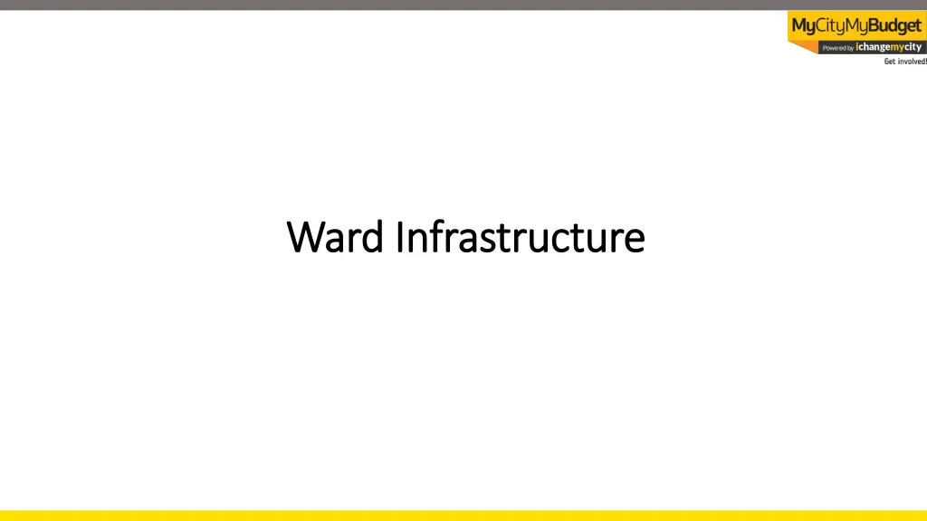 ward ward i infrastructure nfrastructure