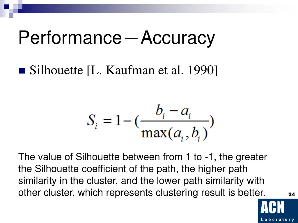 performance accuracy