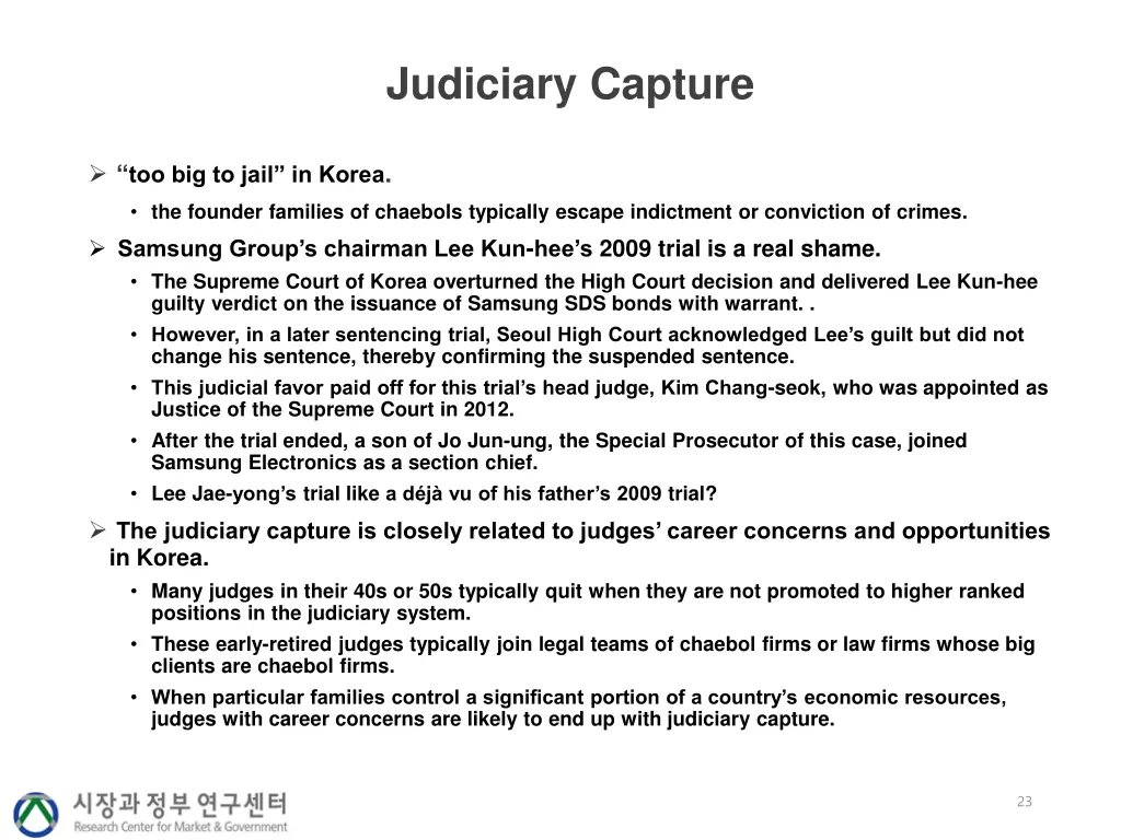 judiciary capture