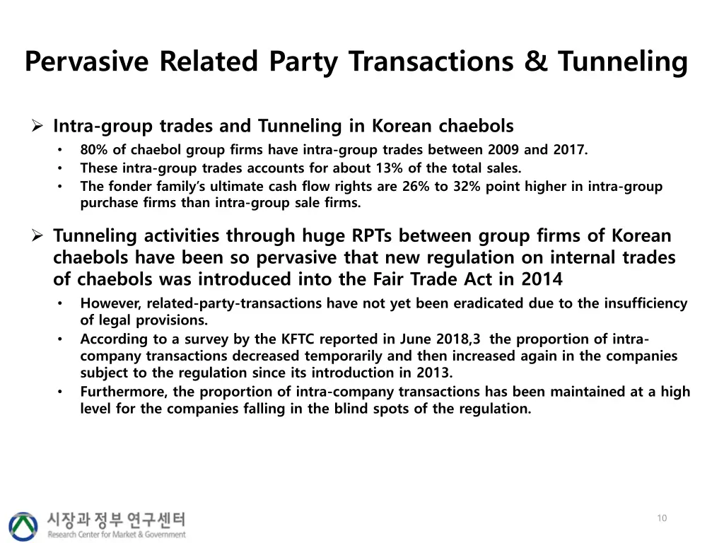 pervasive related party transactions tunneling