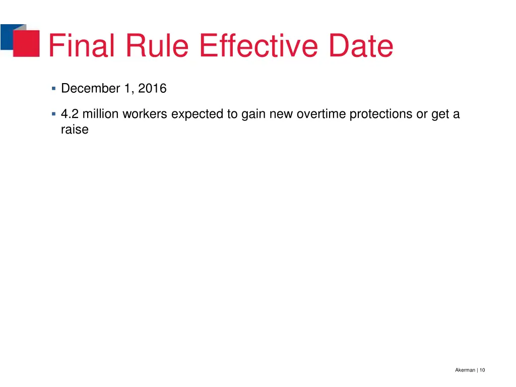 final rule effective date