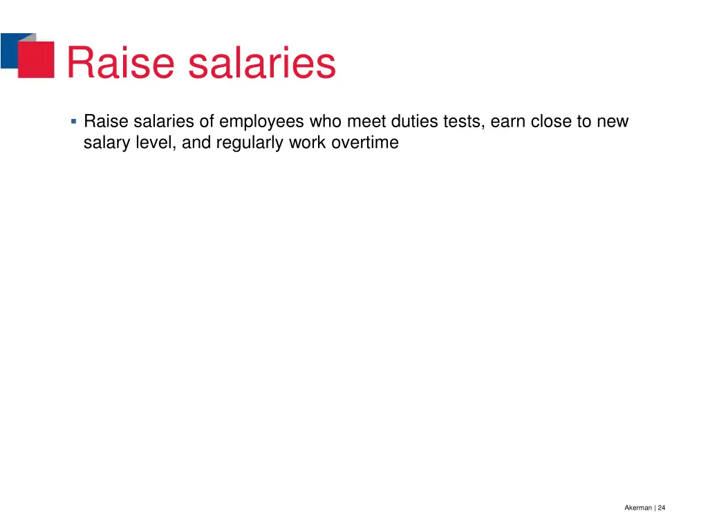 raise salaries