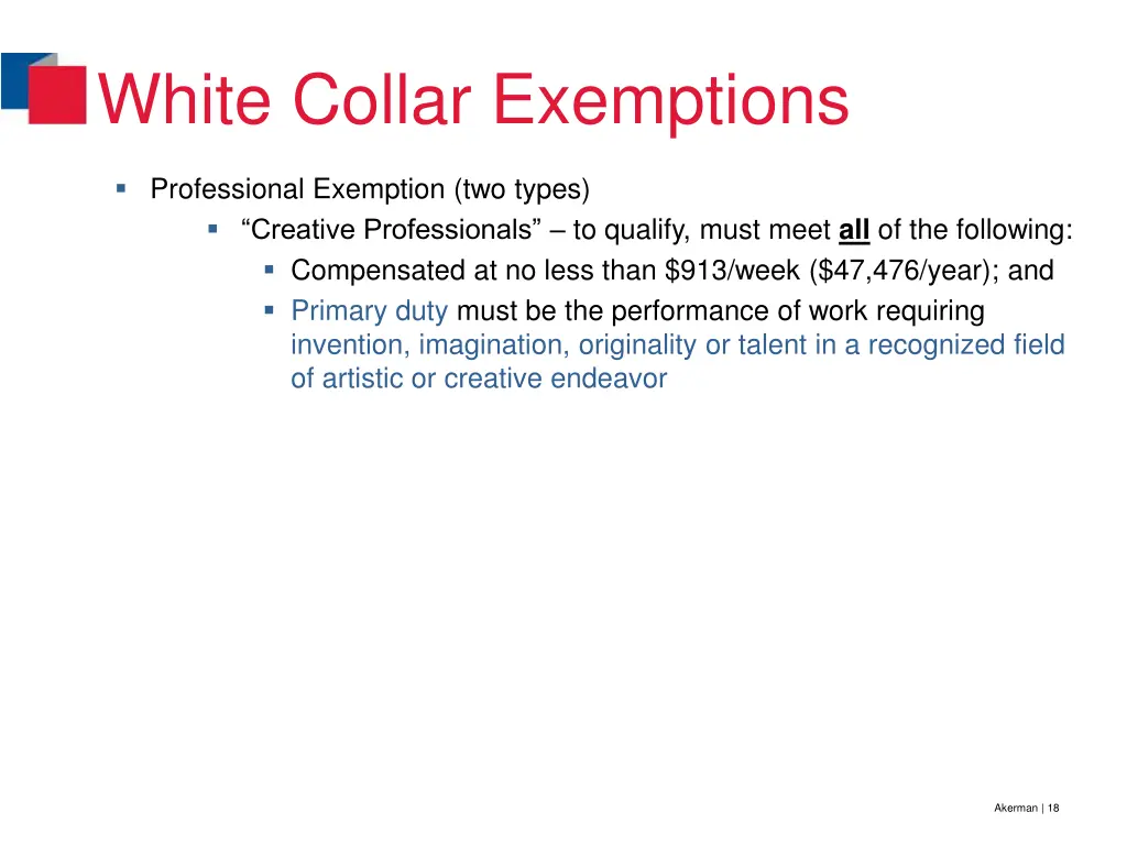 white collar exemptions 3