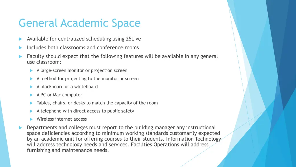 general academic space