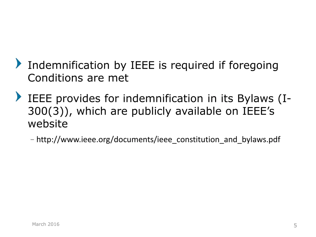 indemnification at ieee