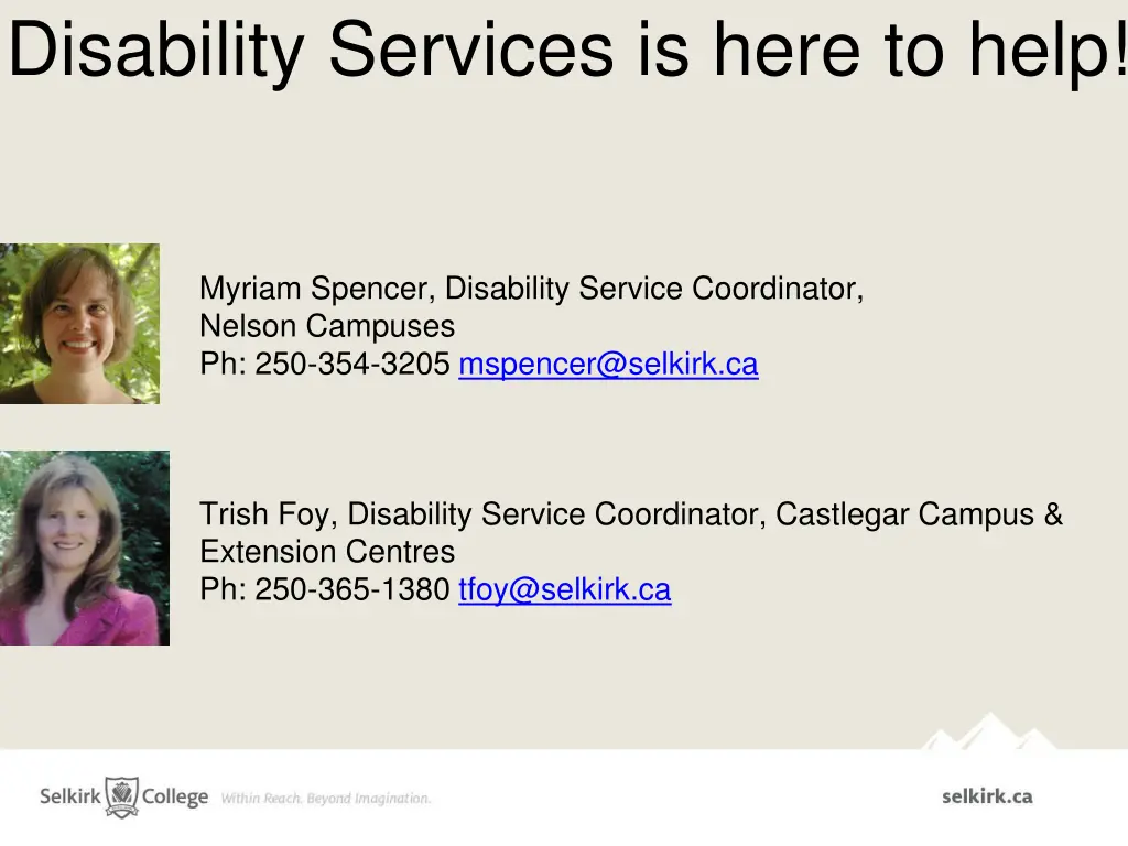 disability services is here to help