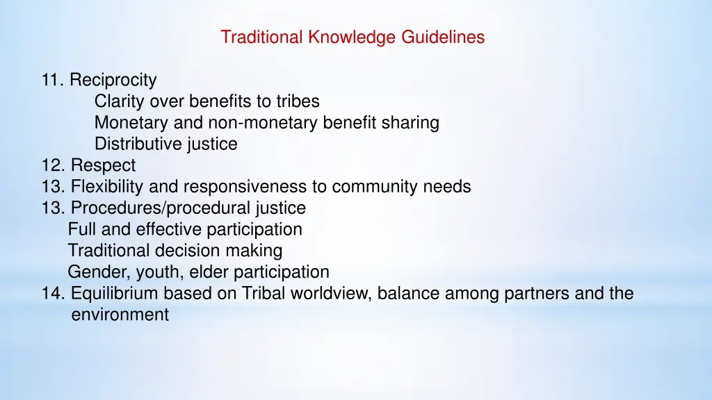 traditional knowledge guidelines 5