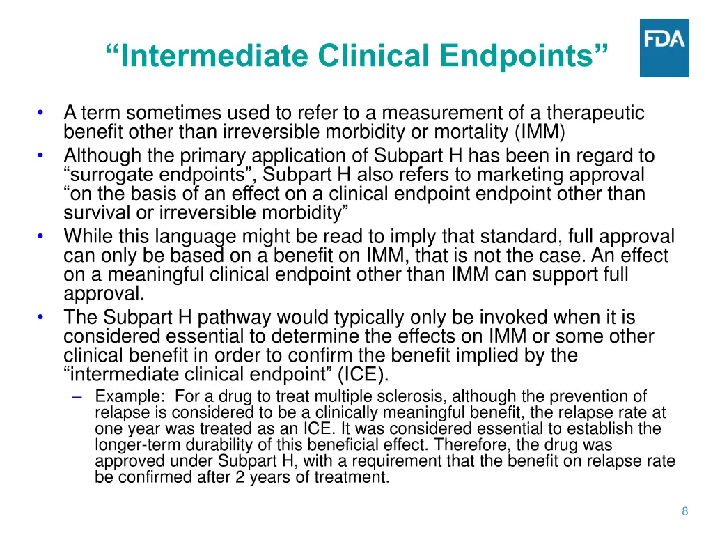 intermediate clinical endpoints